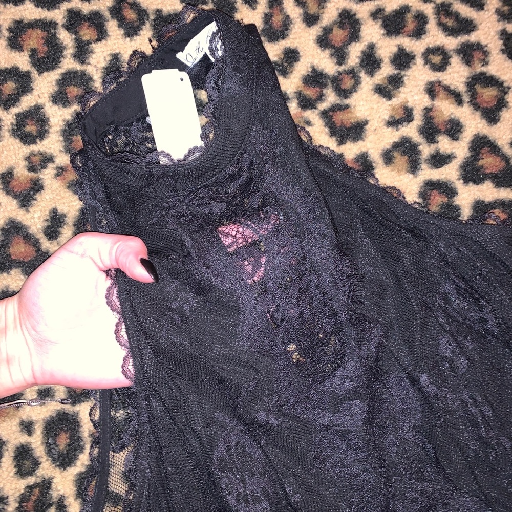 Neiman Marcus On the Road Black Lace Halter Dress - Picture 8 of 8